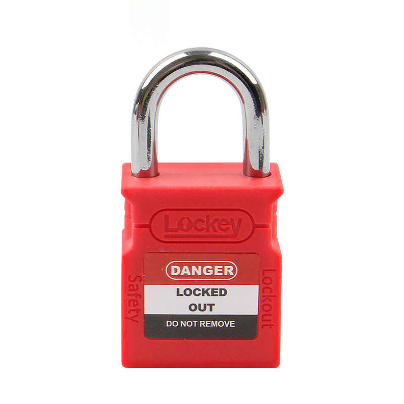 Usine 25mm Nylon manille verrouillage Tagout cadenas de sécurité à clé différente CP25P