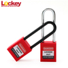 Lockout Tagout Cadenas de sécurité à anse en plastique de 76 mm de long P76P